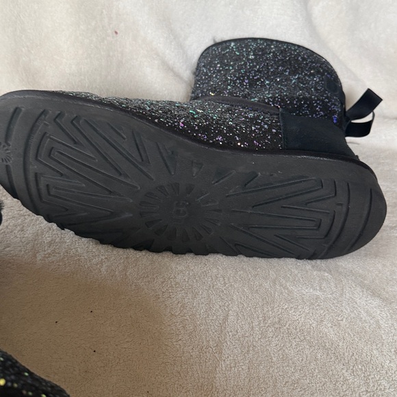 Ugg Classic Mini Bow Cosmos Women Ankle Boots 8 - Picture 7 of 7